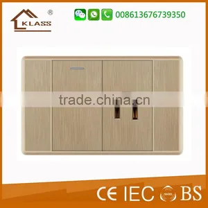 110V 10A Panama Residential Home Use Electric 2 Gangs 2 Way Wall Switches thumbnail-5