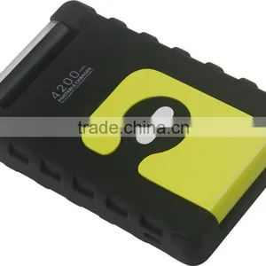 Outdoor Solar Power Bank Charger 3000mah With Hook, Lighting & Led Flashlight thumbnail-1
