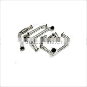Stainless Steel Exhaust Racing Turbo Manifold Header for Honda Accord V6 Turbo thumbnail-2