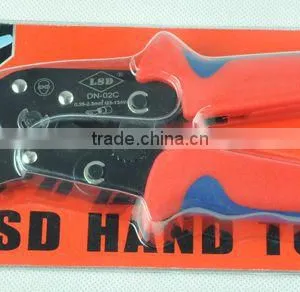 DN-02C European-style 0.25-2.5mm2 2 Wire Crimper 4-14AWG Insulated Connectors Electrical Cable Lug Crimping Tool thumbnail-5