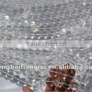 Wholesale Natural Clear QUARTZ Crystal HEALING Beads thumbnail-1