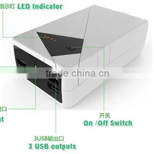 Fireproof li 20000mah rc Lipo Battery Power Bank With 3 USB Ports thumbnail-5