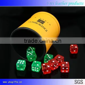 OEM Genuine Leather Dice Cup Wholesale Shaker Cup thumbnail-1