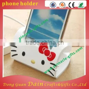 3d Silicone Mobile Phone Holders With Charms thumbnail-3