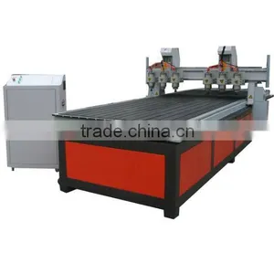 CX-1340 CNC Double Heads Six Spindles Relief Carving Wood Machine thumbnail-1