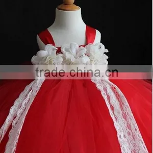 Red Baby Dresses Tutu For Girl Long Prom Dresses Tutu For Girl thumbnail-2