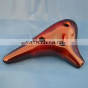 12 Hole Ocarina Potato Brown thumbnail-1