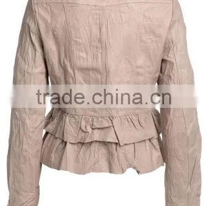 Ladies Leather Fashion Jacket & Wrinkle Style thumbnail-2