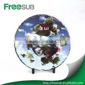China Wholesale DIY L30*H30*W0.9CM Blank Circular Painting Sublimation Photo Rock thumbnail-6
