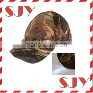 Outdoor Camo Five Panel LED Light Baseball Caps Hats thumbnail-1