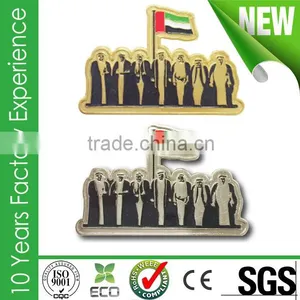 Wholesale Custom Cheap Enamel Magnetic National Souvenir Pin Badge thumbnail-1