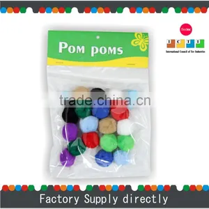 Cotton Pompoms, Pompom Trim, Plush Pompom thumbnail-1