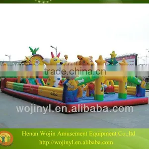 Happy Fun Outdoor Kids Playing Inflatable Weini Bouncer Castle thumbnail-1