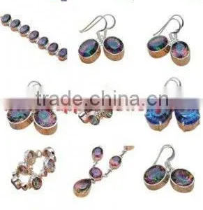 Handmade Indian Mystic Topaz Jewellery Wholesale High Quality Fashion Jewelry Bracelets thumbnail-1