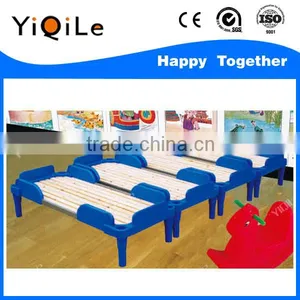 Novel Design Children Furniture Non-toxic Playwood Double Deck Bed for Kids thumbnail-6