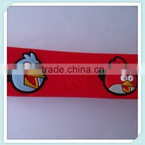2015 Custom Cute Pvc Wristband 3d Rubber Band Bracelet Maker thumbnail-5