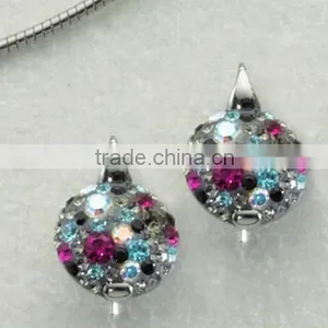Women's Crystal Stainless Steel Earrings for Party thumbnail-3