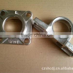 Square Stainless Steel Casting Bearing Mounting Bracket thumbnail-2