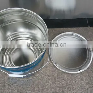 18 Litre Round Metal/steel Paint Bucket With Custom Printing Design thumbnail-2