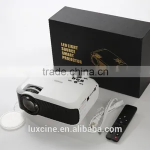 New Arrival! World 1st 720P Android 4.4.2 HD LED Small LCD Projector With Miracast WiFi Bluetooth 4.0 Bluray Beamer thumbnail-2