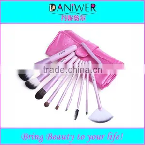 10pcs Pink Mini Kabuki Brushes thumbnail-1