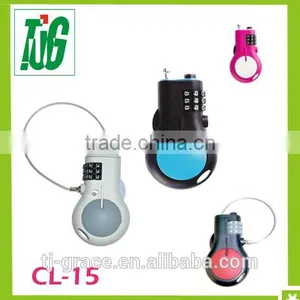 Retractable Cable Lock, Bicycle Lock thumbnail-1