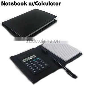Promotional pu Leather 8 Digits Notebook With Calculator thumbnail-1