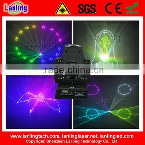 New Lanling Laser | Mini Moving Head Laser Projector | Laser Show RGB 600mW thumbnail-1