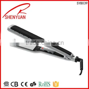 Salon Solid Ceramic Plate Hair Straightener Hot Selling Ionic Titanium Plate USA KOREA Good Quality High Pwoer Straighten thumbnail-2
