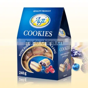 AGI COOKIES With Forest Fruit Jam Filling 0,240 kg thumbnail-1