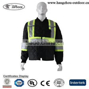 3M Black Reflective Safety Jacket for Working and Manufacturing thumbnail-1
