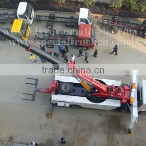 SINOTRUK HOWO 8x4 30Ton Flatbed Tow Truck thumbnail-4