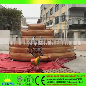 2017 New Look Inflatble Mechanical Rodeo Bull Mat/machine Rodeo Bull Mat/mechnical Bull Ride for Sale thumbnail-1