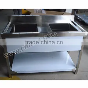 Kitchen Sink With Double Drain Board Restaurant Sink/stainless Steel Kitchen Sink for Hotel thumbnail-4