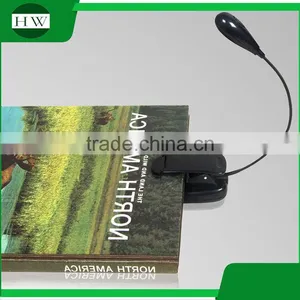 Plastic Portable Battery Charge Target Adjustable Foldable Collapsible Folding Led Clamp Clip Work Reading Book Light Lamp thumbnail-1
