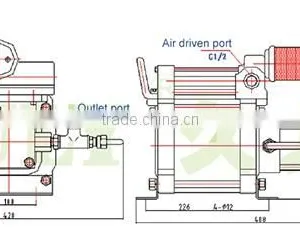 Low Price JULY Customed Air Driven Air Amplifier thumbnail-2