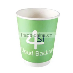 High Quality Logo Printed Disposable Paper Coffee Cups thumbnail-4