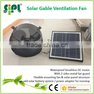 SUNNY FAN 14'' 15W Small Size Wall Mounted Solar Panel Powered Air Ventilation Attic Gable Fan thumbnail-5