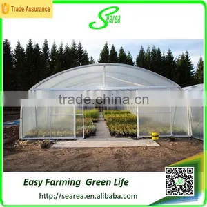 Steel Frame Tunnel Greenhouse With Door thumbnail-1