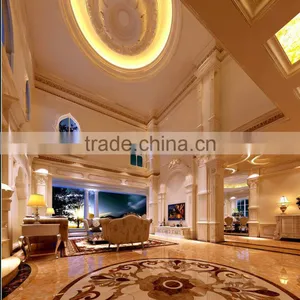European Elegant Style Internal 3d Design For Entrance Hall of Private Villa thumbnail-4