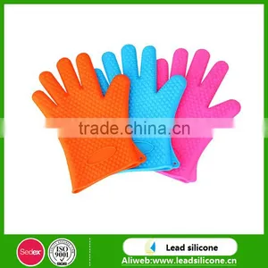 Food Grade Universal Silcone Finger Protector Glove / Kitchen Silicone Oven Glove thumbnail-1