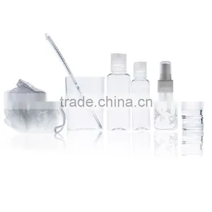 8pcs Kit Travel Bottles Easy Carring Set Leak Proof in Quality Carry On Toiletry Bag thumbnail-1