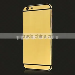 Good Quality Mirror Finish Plated Gold Housing,24K Gold Plated Housing, Gold Plated Back Housing for Iphone6 thumbnail-2