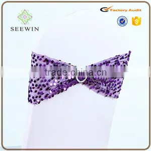 Elegant Shinny Sequin Chair Sash for Chair Use thumbnail-5