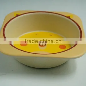 Eco Friendly Bamboo Fiber Biodegradable Kid's Bowl thumbnail-3