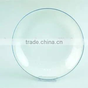 5pcs White Porcelain Dinner Set With Green Rim Stock,dinnerware Sets thumbnail-2