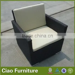 Space Saving Outdoor Rattan Cafe Table Chair Set thumbnail-4