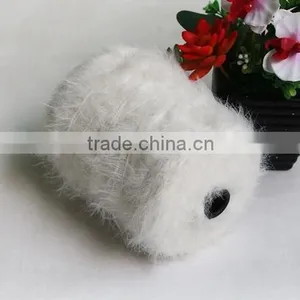 100%Polyester Fancy Feather Yarn For Knitting Scarf thumbnail-3