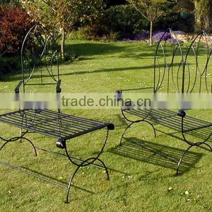 Wrought Iron Garden Table and Chairs thumbnail-1