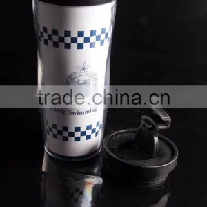 12oz BPA Free Paper Insert Double Wall Plastic Tumbler/ Thermo Mug thumbnail-5